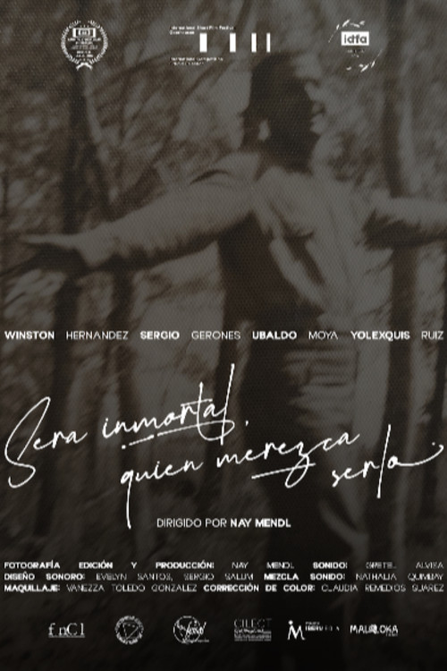 Será inmortal quien merezca serlo (2024) poster