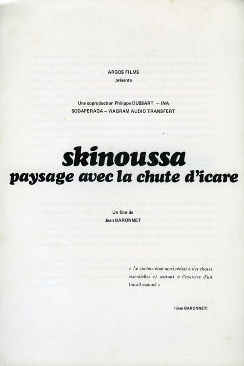 Skinoussa, paysage avec la chute d'Icare (1982) poster