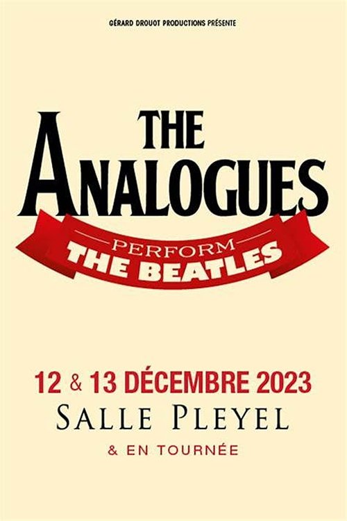 Hommage to the Beatles The Analogues at Paris' Salle Pleyel (2023) poster