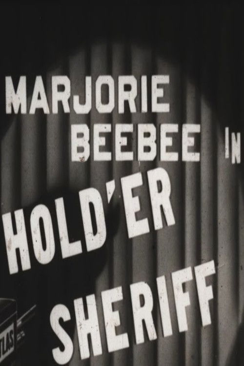 Hold 'er Sheriff (1931) poster