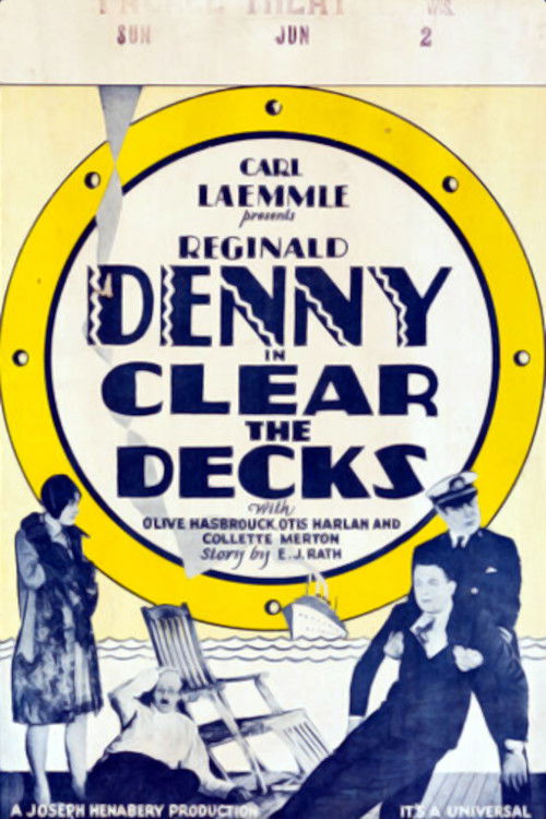 Clear the Decks (1929) poster
