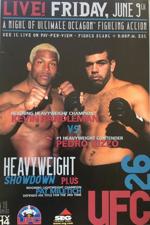 UFC 26: Ultimate Field Of Dreams (2000) poster