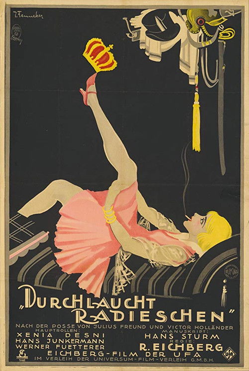 Durchlaucht Radieschen (1927) poster