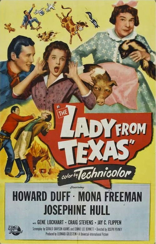 The Lady from Texas (1951) poster