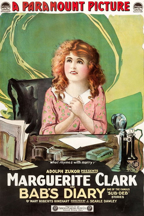 Bab's Diary (1917) poster