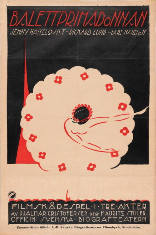 Balettprimadonnan (1916) poster