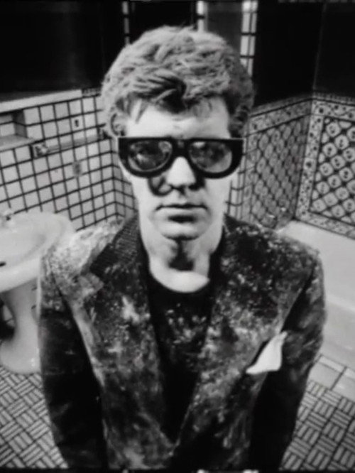 Black and White Bathroom poster