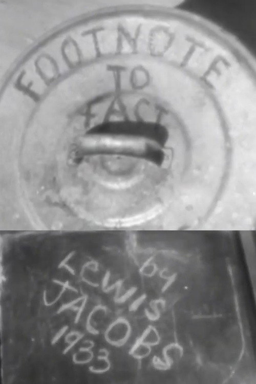 Footnote to Fact (1933) poster