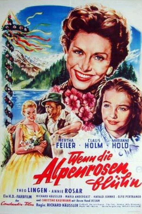 Wenn die Alpenrosen blüh'n (1955) poster