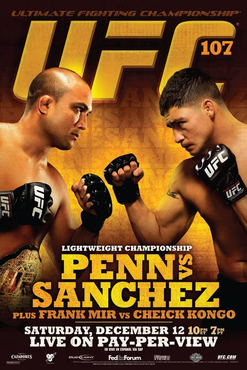 UFC 107: Penn vs. Sanchez (2009) poster