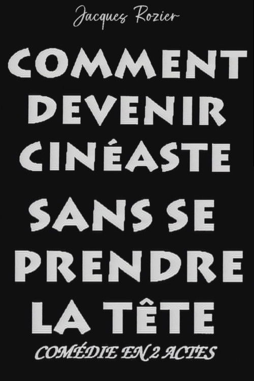 Comment devenir cinéaste sans se prendre la tête (1995) poster