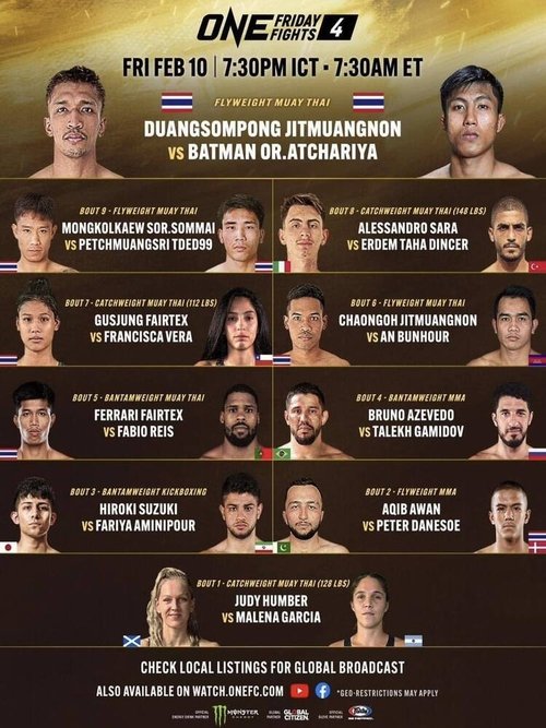 ONE Friday Fights 4: Duangsompong vs. Batman (2023) poster