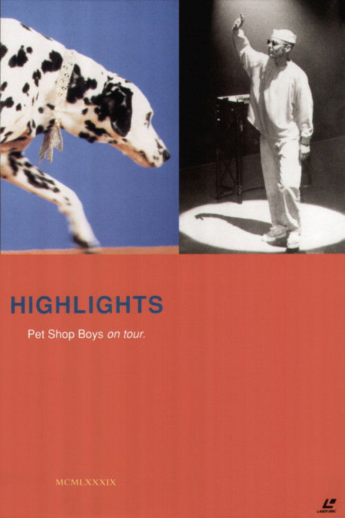 Pet Shop Boys - Highlights On Tour (1990) poster