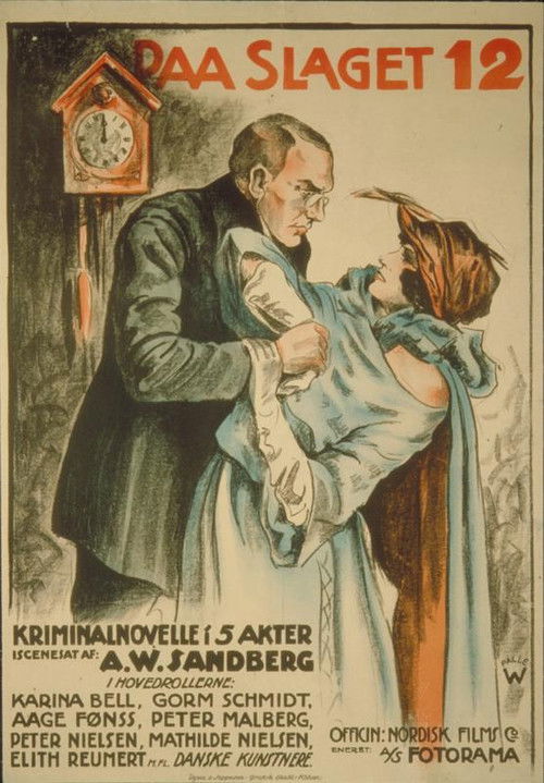 On the Stroke of Midnight (1923) poster