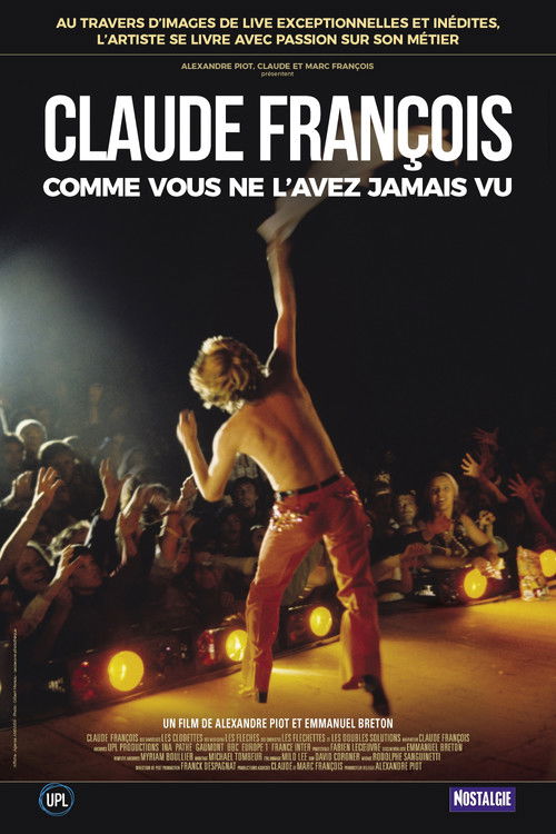 Claude François comme vous ne l'avez jamais vu (2024) poster