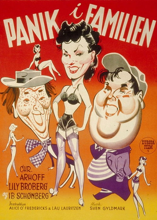 Panik i familien (1945) poster