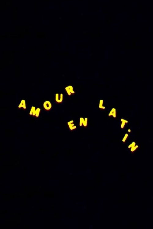 Amour en latin (1989) poster