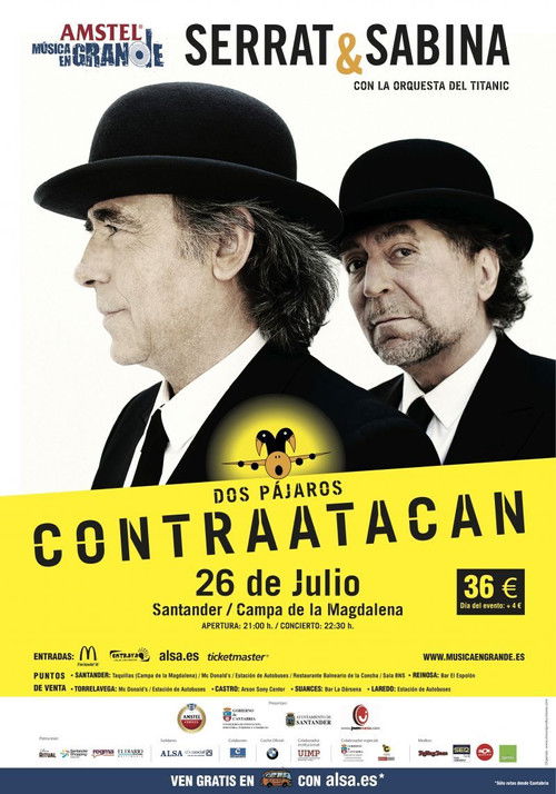 Serrat & Sabina: dos pájaros contraatacan (2012) poster