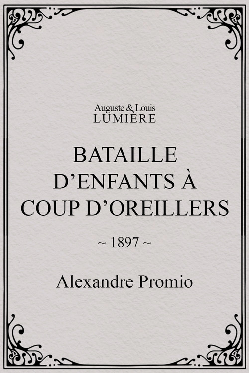 Bataille d’enfants à coup d’oreillers (1897) poster