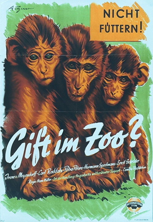 Gift im Zoo (1952) poster