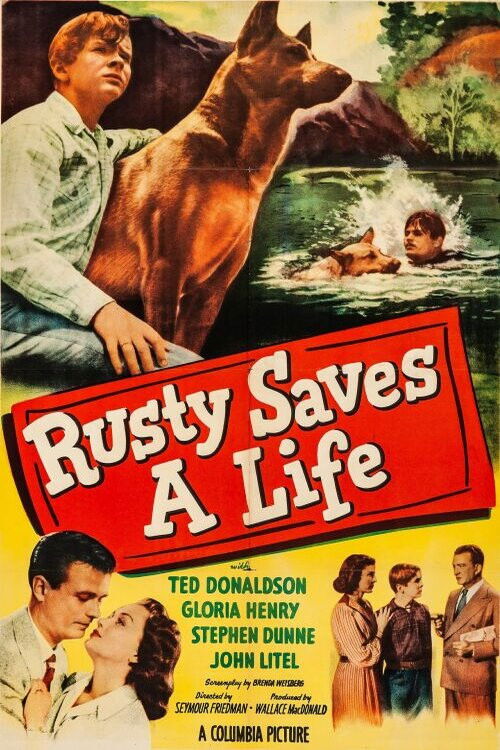 Rusty Saves a Life (1949) poster