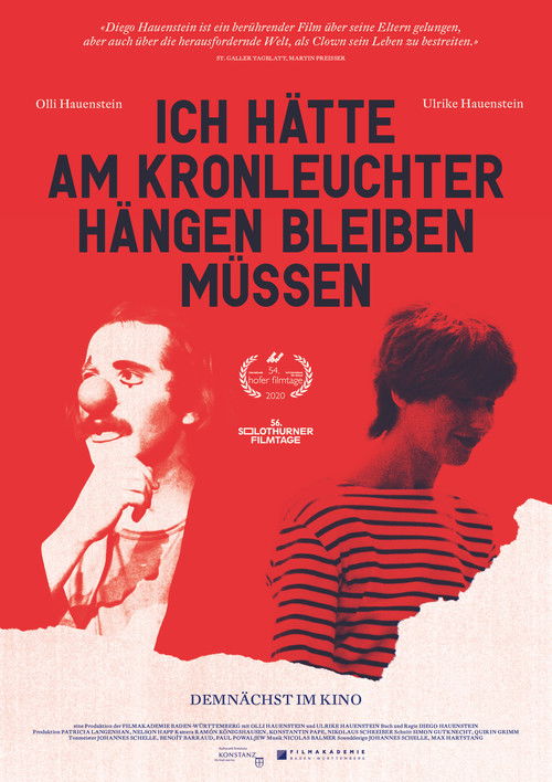 Ich hätte am Kronleuchter hängen bleiben müssen (2020) poster