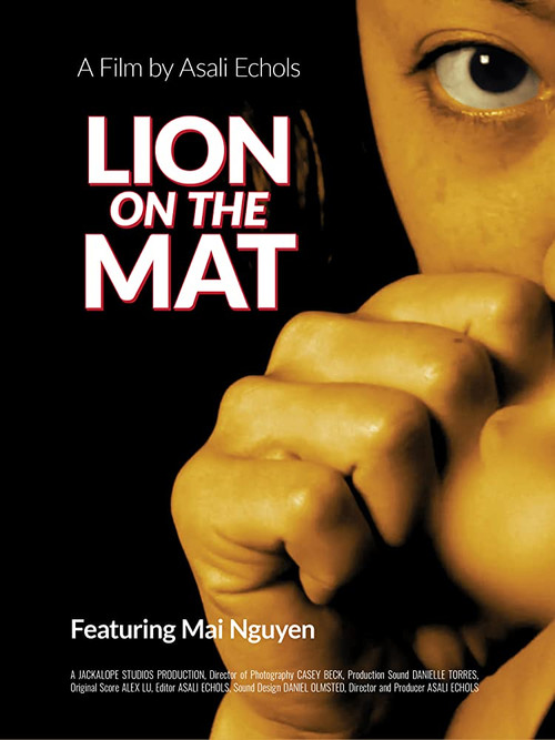 Lion on the Mat poster
