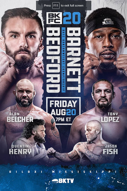 BKFC 20: Bedford vs. Barnett (2021) poster