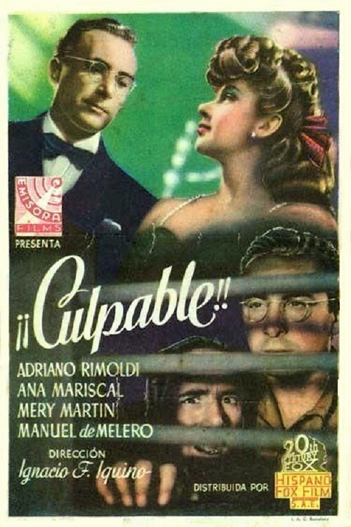 ¡Culpable! (1945) poster