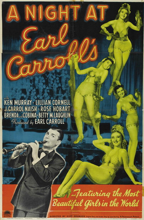 A Night at Earl Carroll's (1940) poster