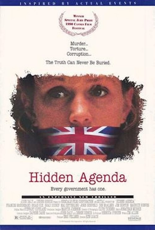 The Making of 'Hidden Agenda' (1990) poster