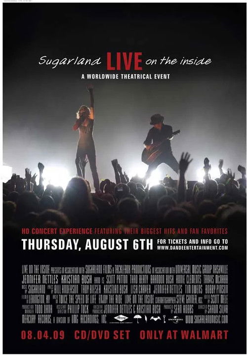 Sugarland: Live on the Inside (2009) poster