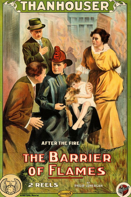 The Barrier of Flames (1914) poster