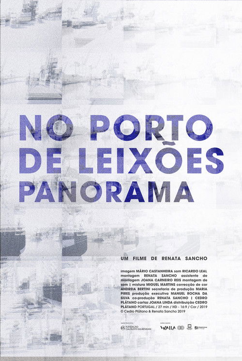 No Porto de Leixões - Panorama poster