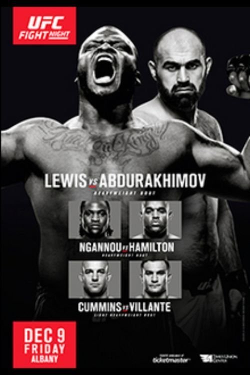 UFC Fight Night 102: Lewis vs. Abdurakhimov (2016) poster