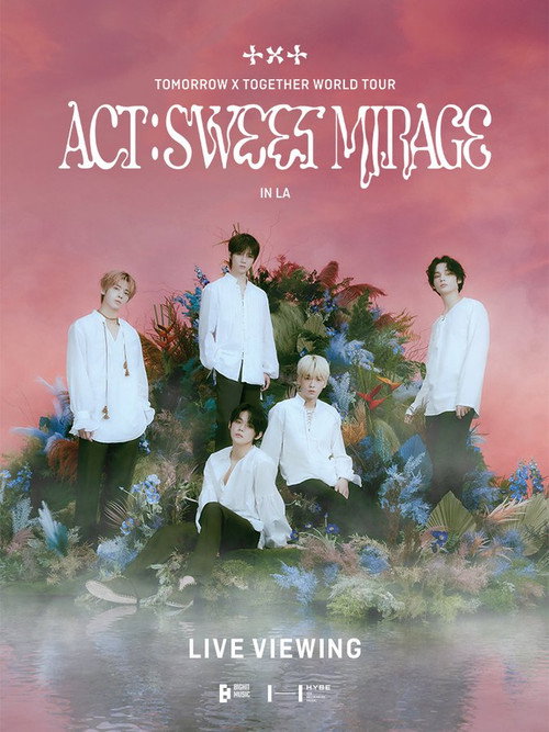 TOMORROW X TOGETHER WORLD TOUR  ‘ACT : SWEET MIRAGE’ (2023) poster