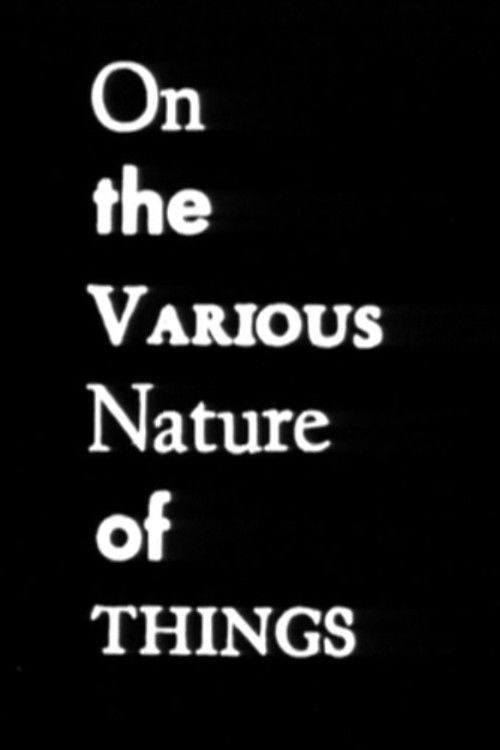 On the Various Nature of Things (1996) poster