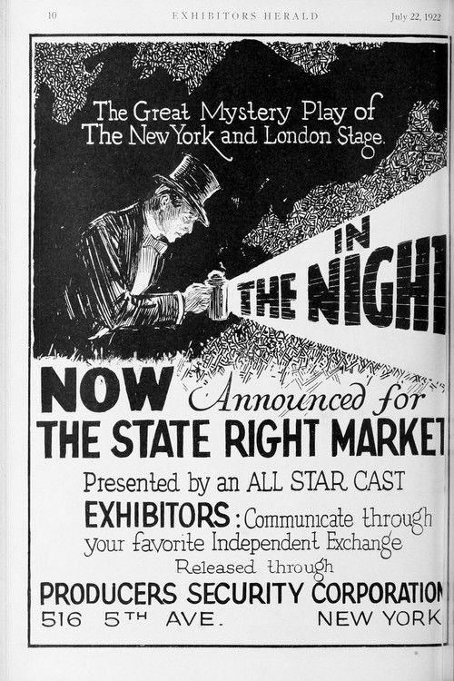 In the Night (1920) poster