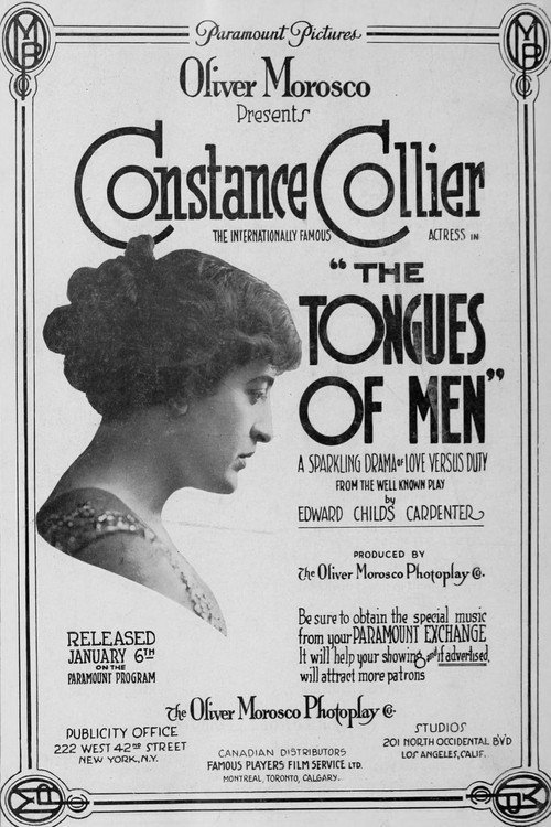 The Tongues of Men (1916) poster