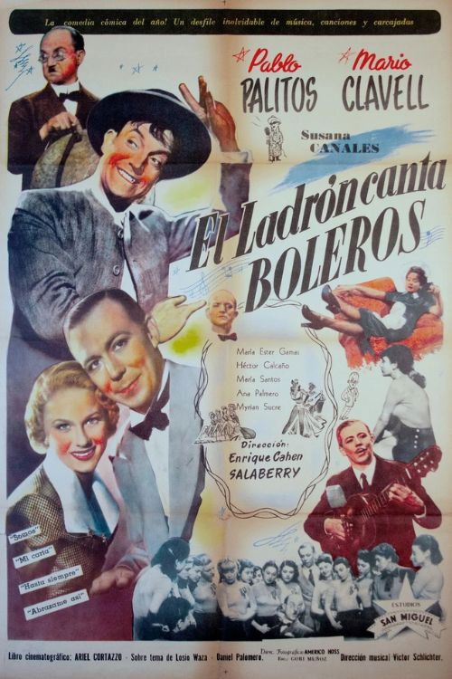 El ladrón canta boleros (1950) poster