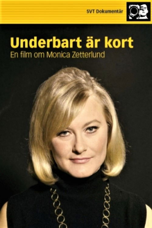 Underbart är kort - En film om Monica Zetterlund (1989) poster