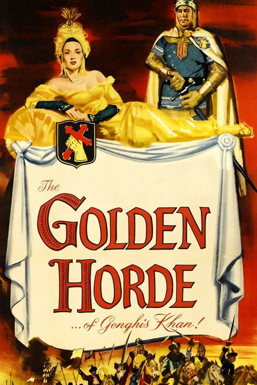 The Golden Horde (1951) poster
