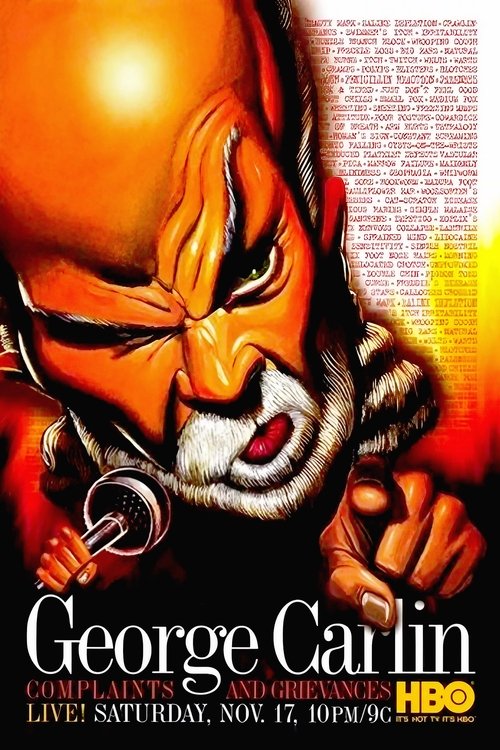 George Carlin: Complaints & Grievances (2001) poster