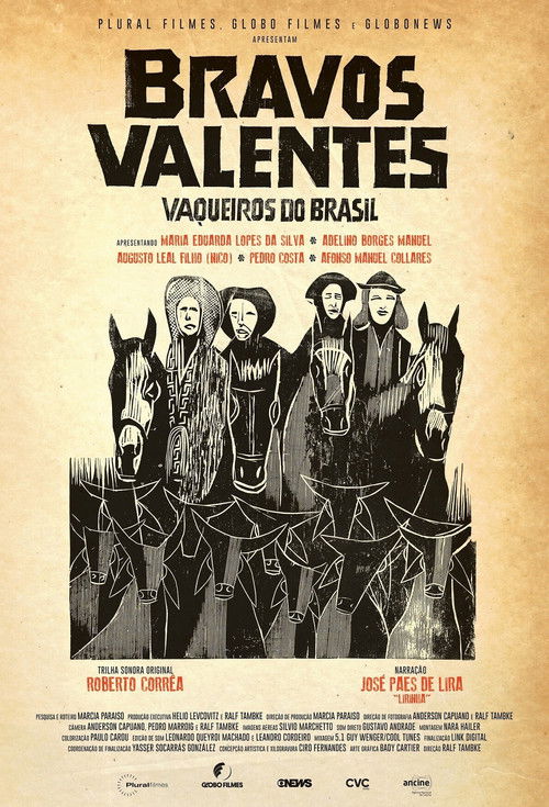 Bravos valentes: Vaqueiros do Brasil (2021) poster