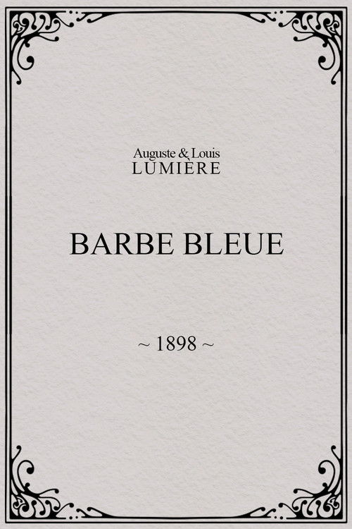 Barbe bleue (1898) poster