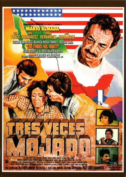 Tres veces mojado (1989) poster