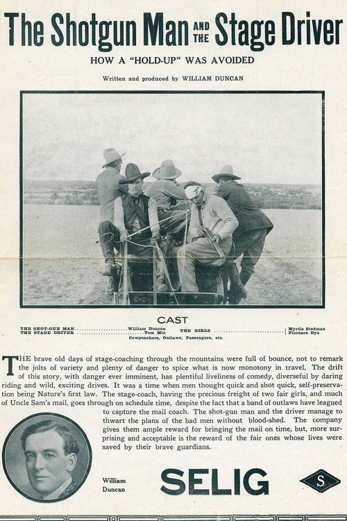 The Shotgun Man and the Stage Driver (1913) poster