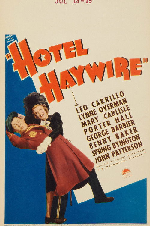 Hotel Haywire (1937) poster