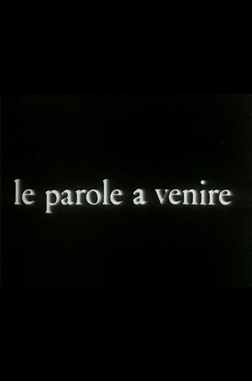 Le parole a venire (1970) poster