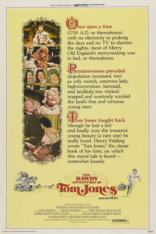 The Bawdy Adventures of Tom Jones (1976) poster